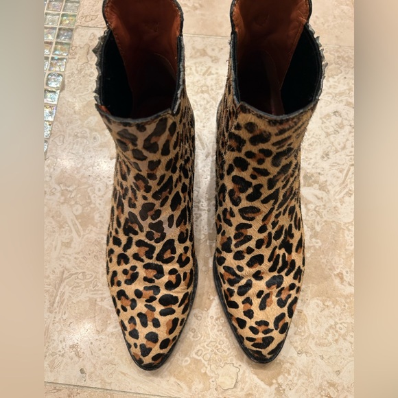 Coach Cowhide Leopard Print Booties - Picture 3 of 6